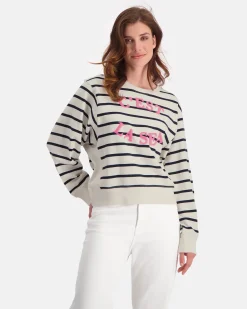 Gaastra Truien En Sweaters*De Boxy Nautische Kassy Gestreepte Trui