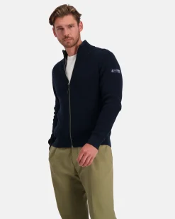 Gaastra Truien En Sweaters*Het Warme Ballast Fz Vest Van 100% Katoen